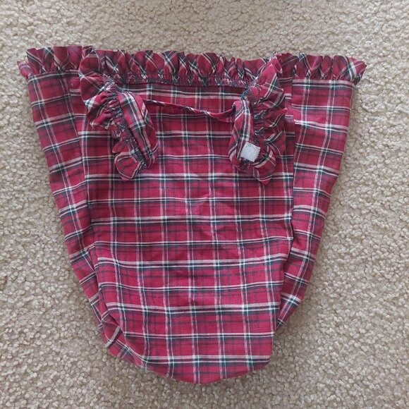 4 Vintage 90s Longaberger Christmas Collection Basket Plaid Tidings Liners EUC - Picture 4 of 7